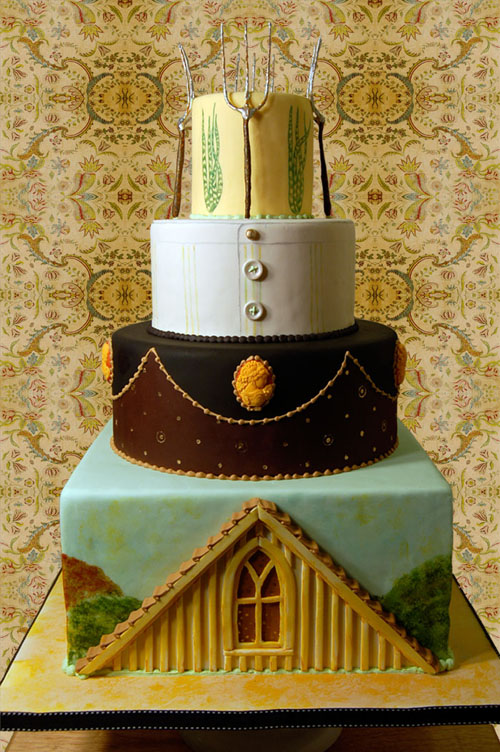 American Gothic Wedding Cake