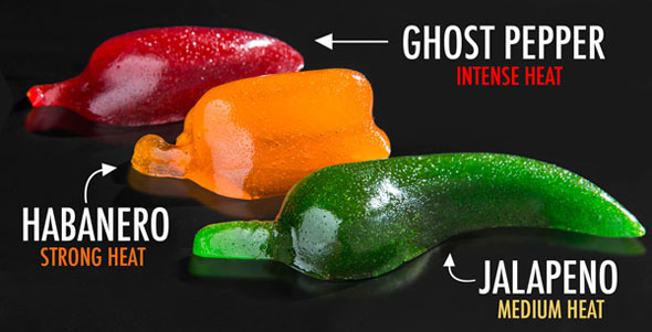 Hot Pepper Gummies Made From Real Chillies | Foodiggity
