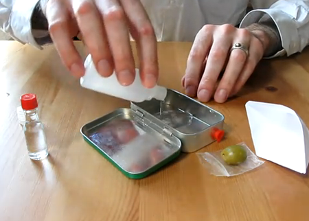 Altoids Tin Martini Kit, or How To Officially Declare Yourself a Drunk