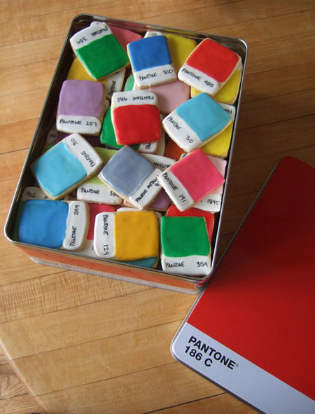 Pantone Chip Cookies