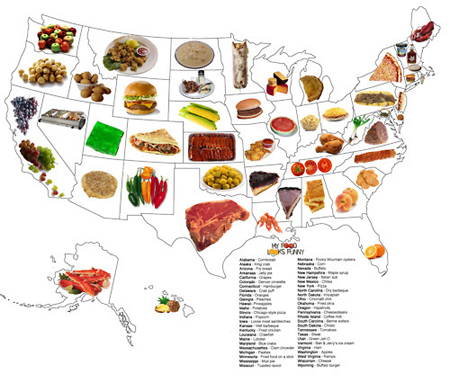 USA522letterBWPrint The United States of Food