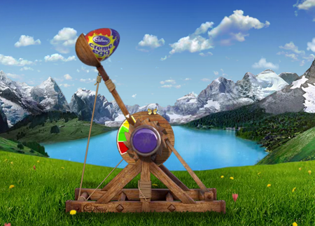 Egg-Bomb Anywhere In The World With The Cadbury Creme Egg Catapult