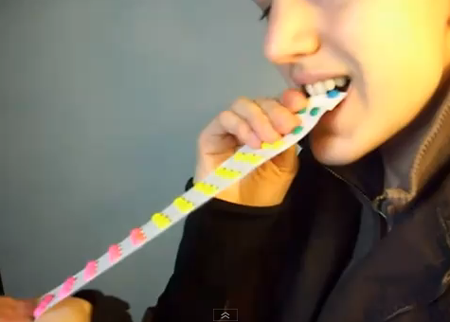 How To Eat Candy Buttons