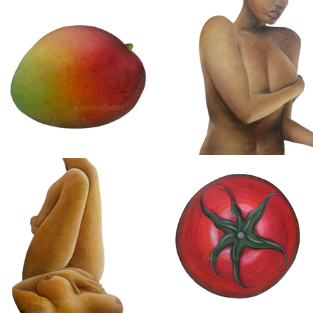 Foods And Nudes by Alexis Petruso