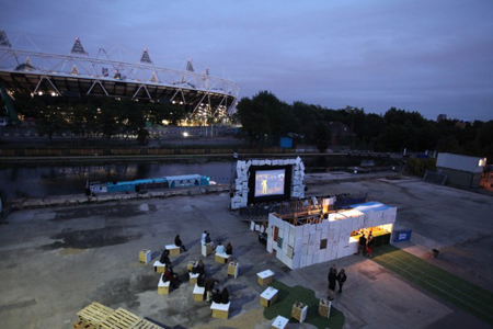 Film on Fridges: Outdoor Movie Theater Made From Old Refrigerators