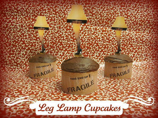 Leg-Lamp-Cupcakes