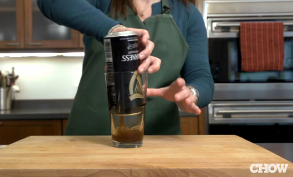 How to Pour the Perfect Pint of Guinness from a Can
