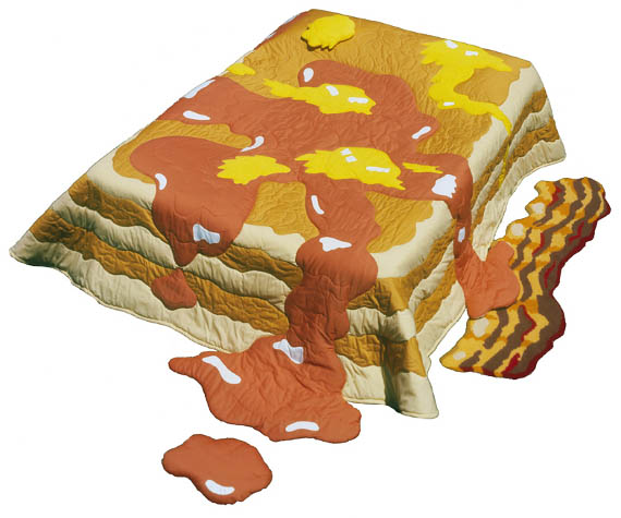 Pancakes Bed with a Side of Bacon Rug