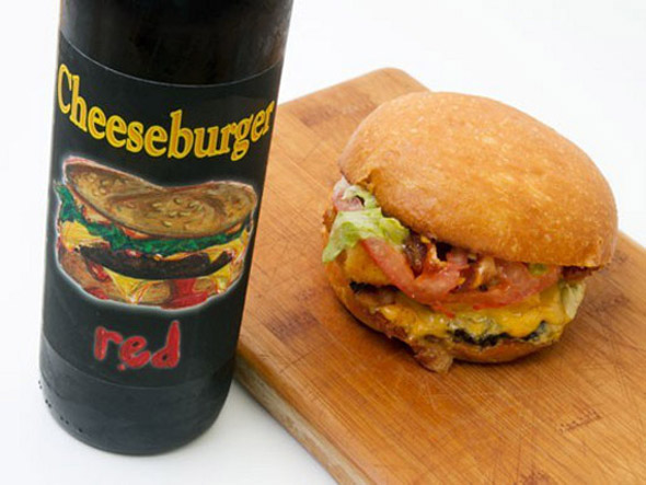cheeseburger-red-wine