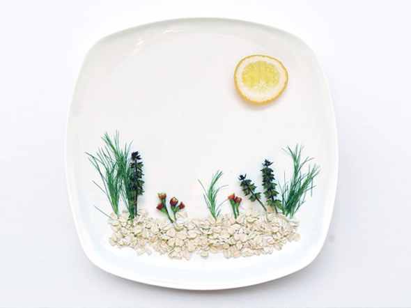 Day 3: Found a tiny little garden on my plate today