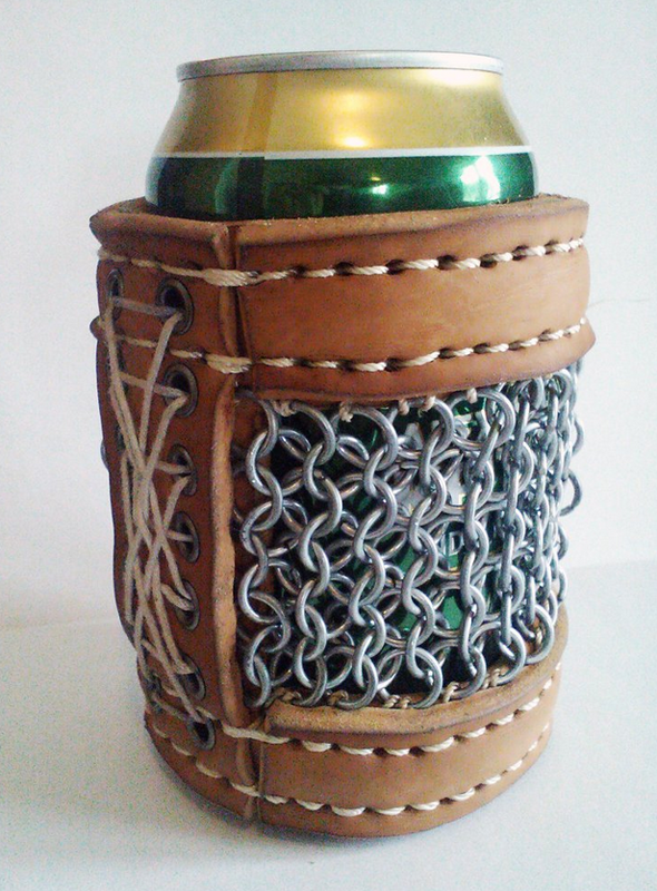 chainmail-beer-koozie