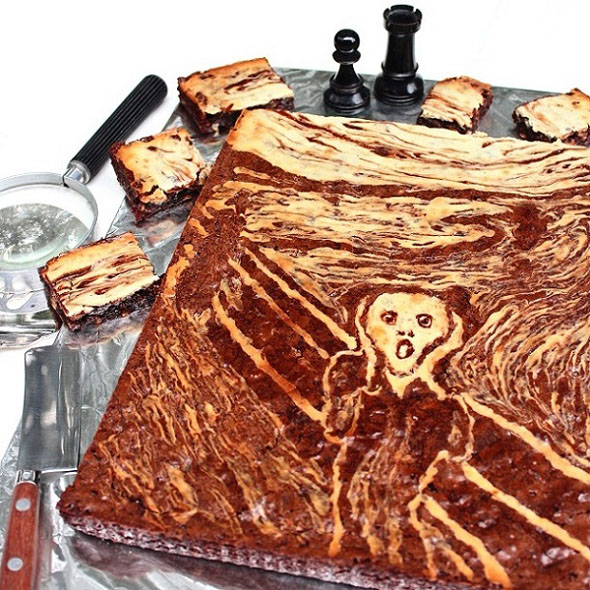 SugaryWinzy-Halloween-Scream-Cheese-and-Spider-Web-Brownies8