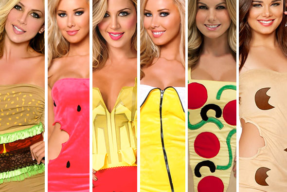Sexy Halloween Food Costumes, 2013