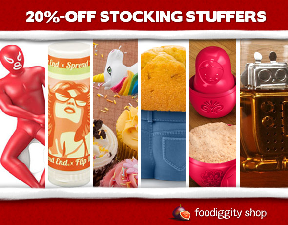 20%-off Stocking Stuffers at The Foodiggity Shop