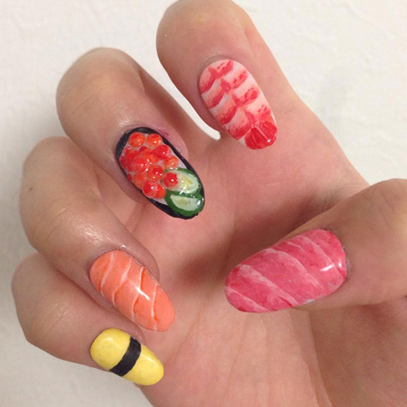 sushi-nail-art