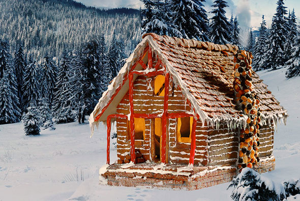 gingerbread-cabin
