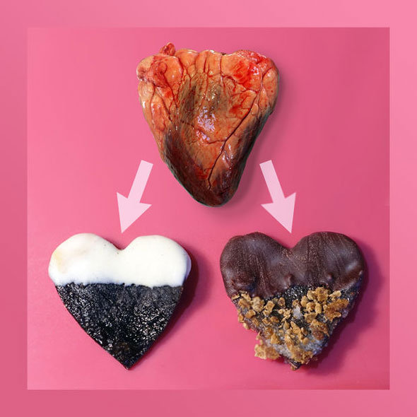 Valentine's Candy Hearts Made With Real Heart | Foodiggity