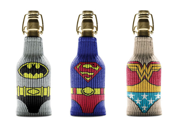 Superhero Bottle Sleeves To The Rescue