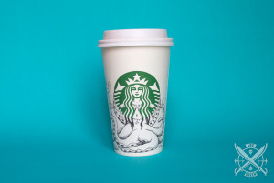 Illustrations Reveal The Secret Life of The Starbucks Mermaid – Foodiggity