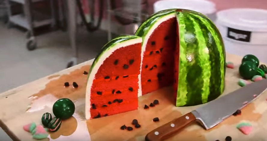 watermelon-cake