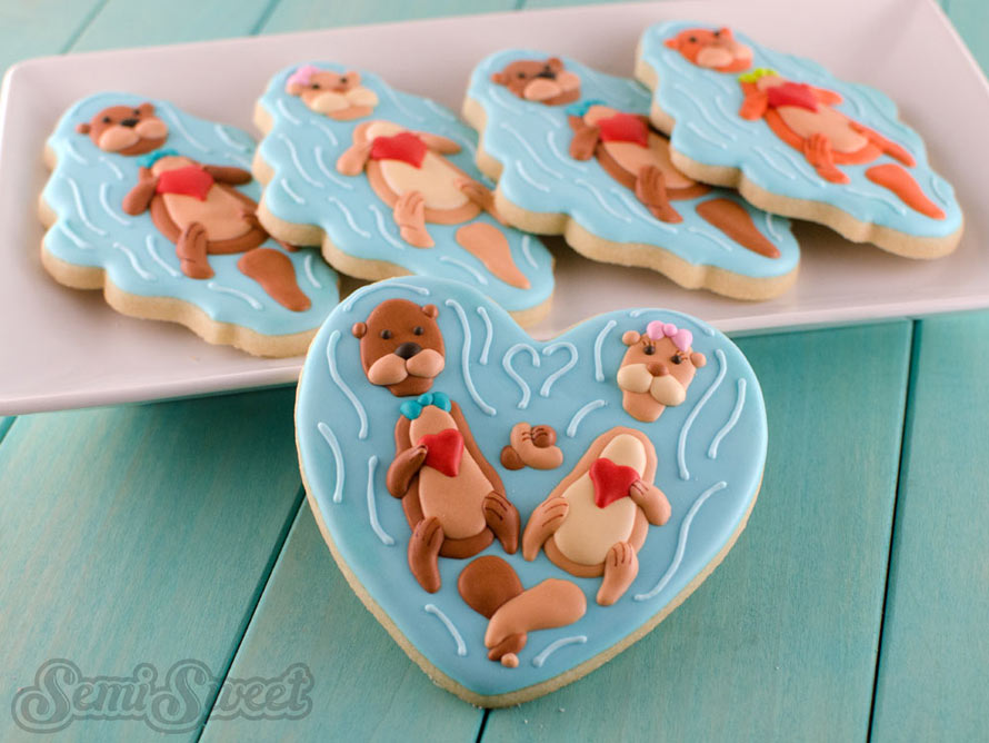 valentine-otter-cookies-title