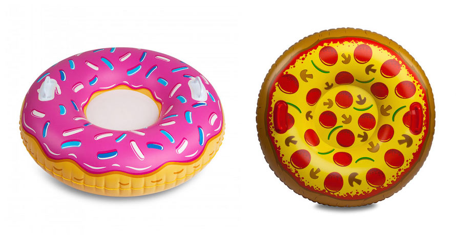 PIZZA-DONUT-SNOW-TUBE