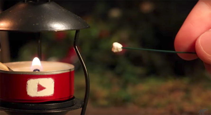 Miniature S’mores at a Miniature Camping Trip Makes Us Want S’more