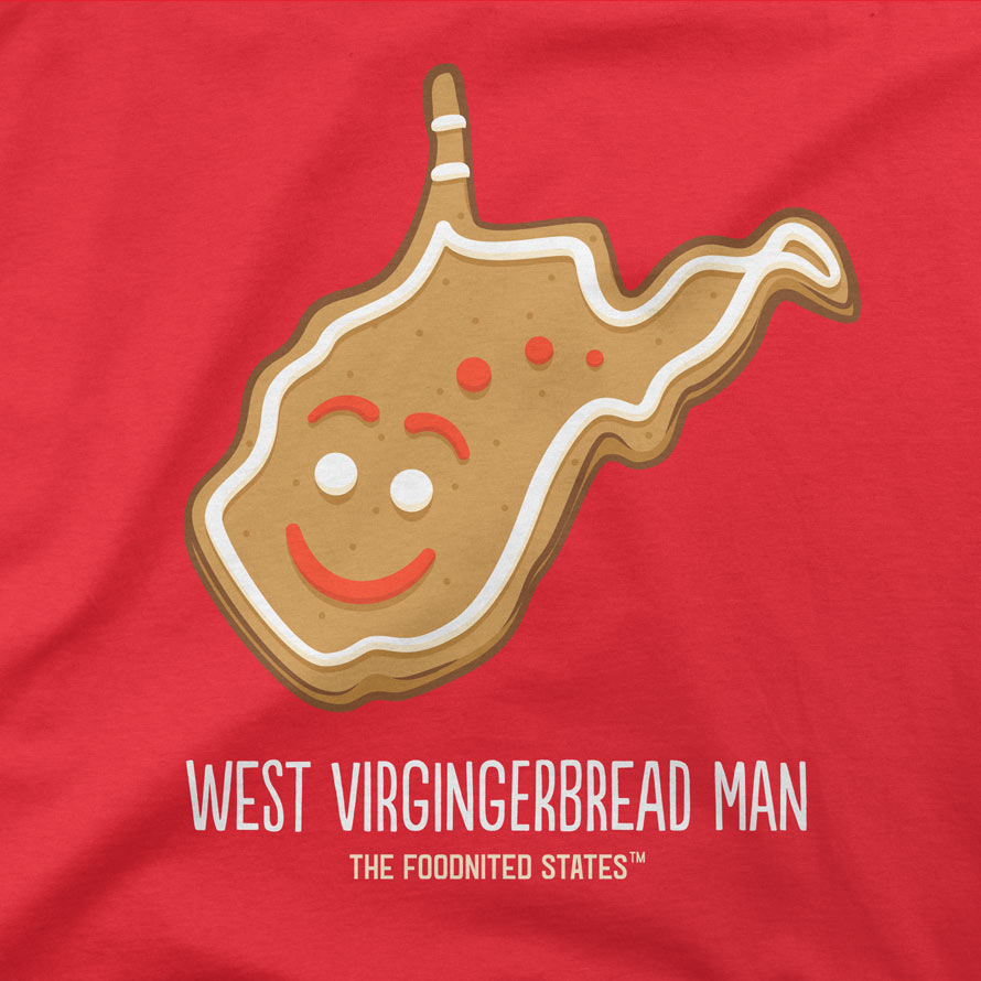 Get A Limited Edition West Virgingerbread Man Tee For The Holidays