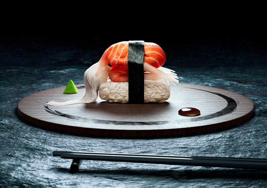 Human Sushi Yoga Looks Yumaste