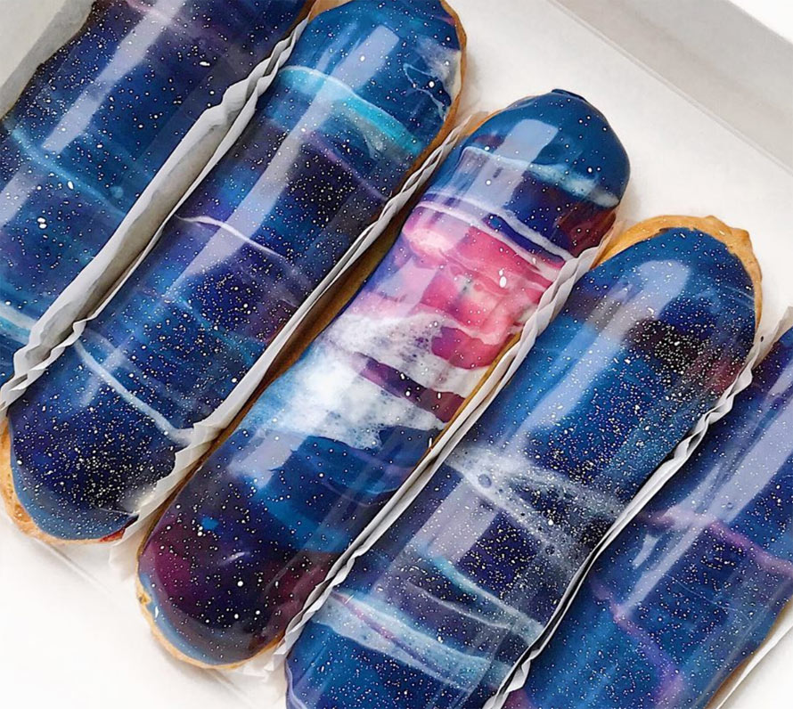 Space Out With Galaxy Eclairs