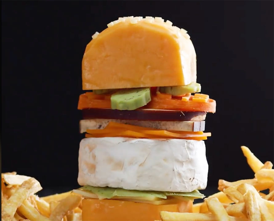 The Cheeseburger Made Entirely of Cheese