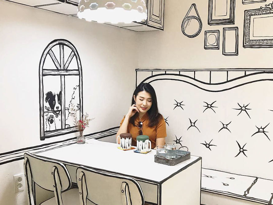 At This Café You Can Drink Your Coffee As If You’re In A Comic Strip