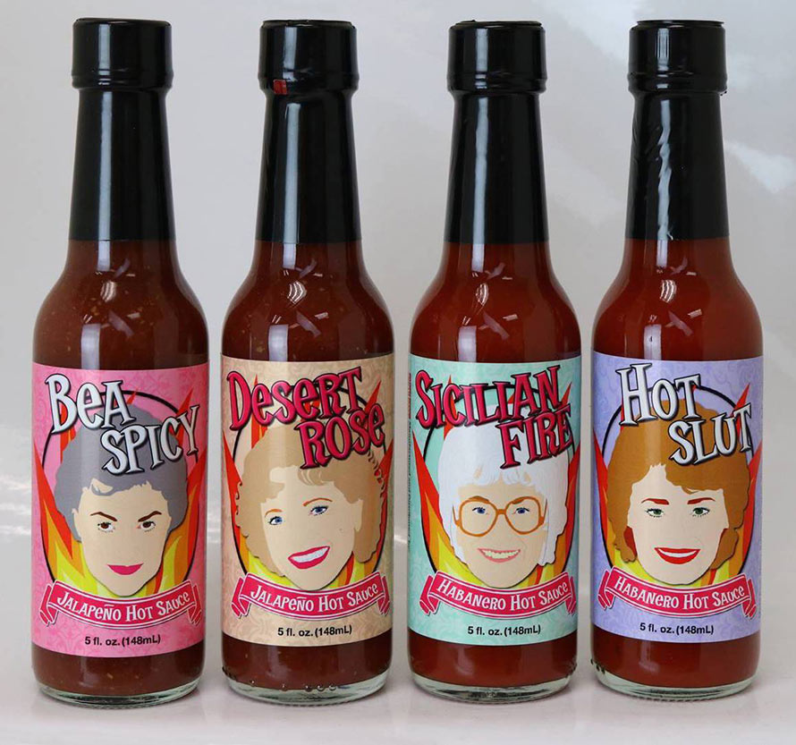 Golden Girls Hot Sauces Go Perfect With Cheesecake