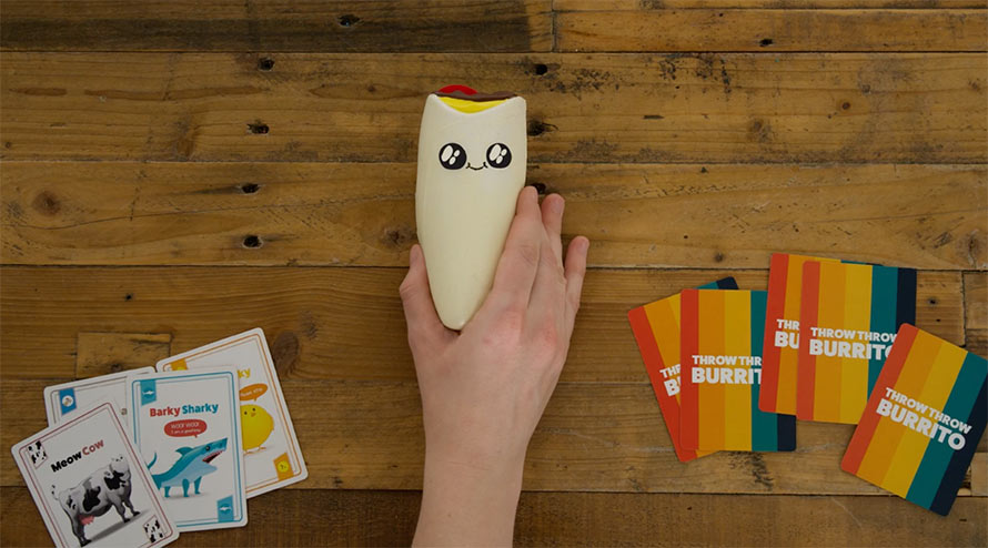 This New Card Game Encourages Players To Throw Burritos At Each Other